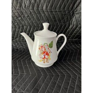 OLD WORLD SANTA CLAUS Christmas Coffee Tea Pot Dayton Hudson Department Store